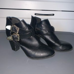 Black Heeled Booties